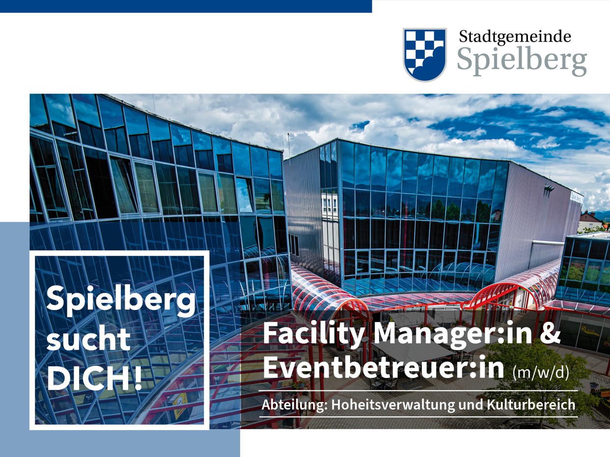 Spielberg sucht: Facility Manager:in und Eventbetreuer:in