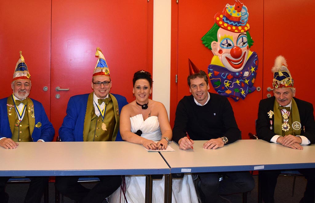 Bürgermeister Lenger und die Faschingsgilde Spielberg